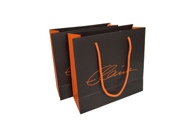 Decoratieve Douane Gedrukte Document Zakken Zwarte/Oranje Kleur Vriendschappelijke Eco leverancier