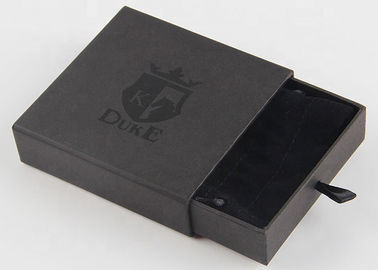 Het zwarte van de Gift Verpakkende Dozen van de Kleurenluxe Embleem van Cutsomized Opnieuw te gebruiken voor Armband leverancier