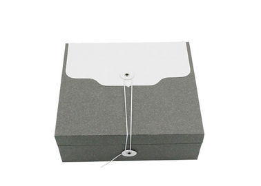 kopen Vierkant Gestalte gegeven Document het Vakje van de Ambachtgift Grootte 19 * 19* 7,7 cm met Kabel Open Type online vervaardiging