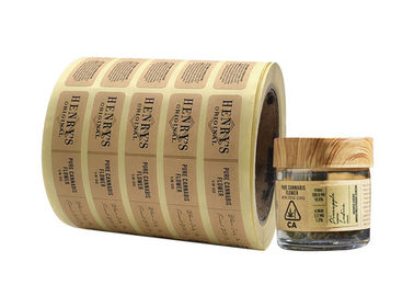 Duurzame de Kerndiameter 76mm van Douane Zelfklevende Etiketten met Glanzende Laminering leverancier
