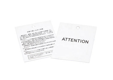 De biologisch afbreekbare Gedrukte Douane hangt Markeringendocument Materiële Beschikbare OEM/ODM leverancier