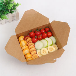 Vouwend Meeneem De Milieubescherming van Voedseldozen Diverse Beschikbare Grootte leverancier