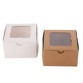 De bakkerijcake haalt Doos, Voedsel Verpakkingsdozen met Duidelijk het Bekijken Venster weg leverancier