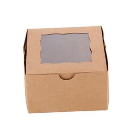 De bakkerijcake haalt Doos, Voedsel Verpakkingsdozen met Duidelijk het Bekijken Venster weg leverancier