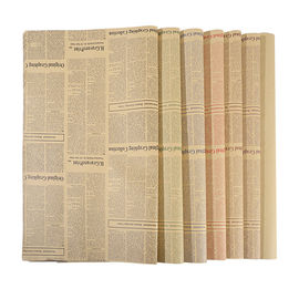 Chemisch afbreekbaar het Verpakken Papierformaat 50 * 70cm Niet gebleekt Kraftpapier Document Materiaal leverancier