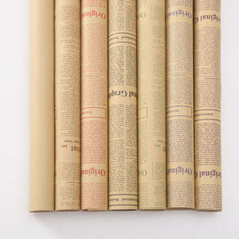 Chemisch afbreekbaar het Verpakken Papierformaat 50 * 70cm Niet gebleekt Kraftpapier Document Materiaal leverancier