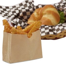 Het pakpapiervoedsel doet in zakken/Kraftpapier-Document het Type van Gusseted van Snackzakken Bestand Vet leverancier
