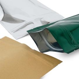 Plastic Opnieuw te gebruiken Voedselzakken, Glanzende Tribune op Beschikbare Zakken Diverse Kleur leverancier