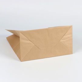 Het Document van Kraftpapier van de voedselrang Gedrukte versterkt de Zakken Beschikbare Douane stevig Handvat leverancier