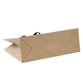 250gsm Pakpapier het Winkelen de Zakken, Handelspapierzakken ontruimen Vouw leverancier