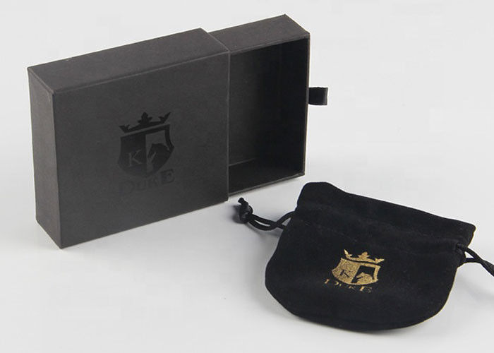 Het zwarte van de Gift Verpakkende Dozen van de Kleurenluxe Embleem van Cutsomized Opnieuw te gebruiken voor Armband leverancier