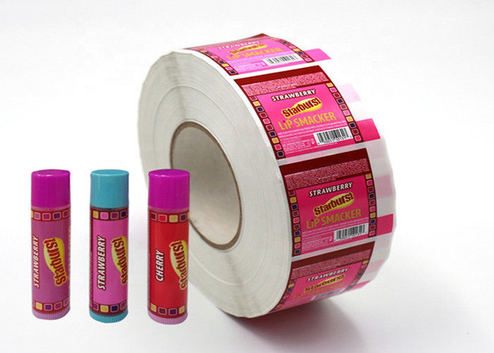 Hard - dragend de Roze Kleur van Douane Zelfklevende Etiketten niet Giftig voor Lippenpommade leverancier