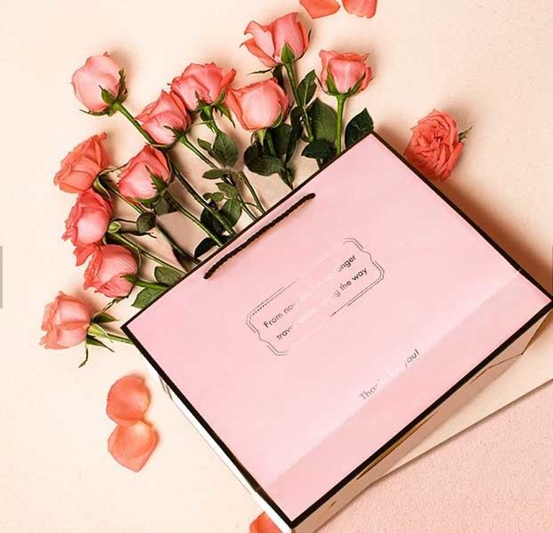 Roze Kleur Gepersonaliseerde Document het Winkelen Beschikbare Zakken Populaire ODM/OEM leverancier