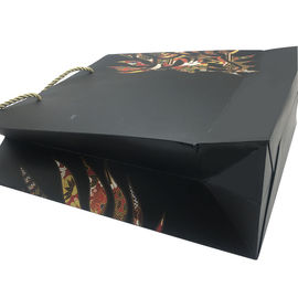 Good price Van het PapierBoodschappentassen van het linthandvat Groot Zwart de Kleuren Kartonnen Materiaal online