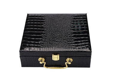 Good price Pu-de Gift van de Leerluxe de Vorm van Cutsomzied van Verpakkingsdozen met Draagbaar Handvat online