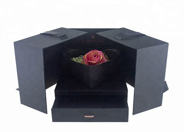 Good price De Doos van de de Bloemgift van de hartvorm met Lade Dubbele het Openen Lintdecoratie online