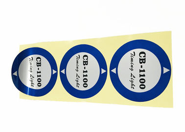Good price De ronde Zelfklevende Glanzende Etiketten van de Vormdouane/de Steen beëindigen Dikte 0,2 - 0.3mm online
