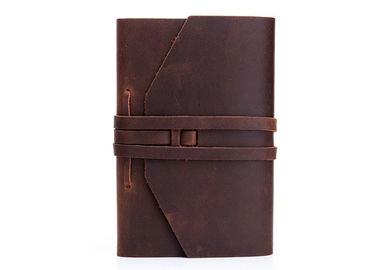 Good price De donkere Borwn-Kleur personaliseerde Leer Verbindend Dagboek Navulbaar Gewicht 488g online