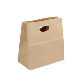 Good price Het Document van Kraftpapier van de voedselrang Gedrukte versterkt de Zakken Beschikbare Douane stevig Handvat online